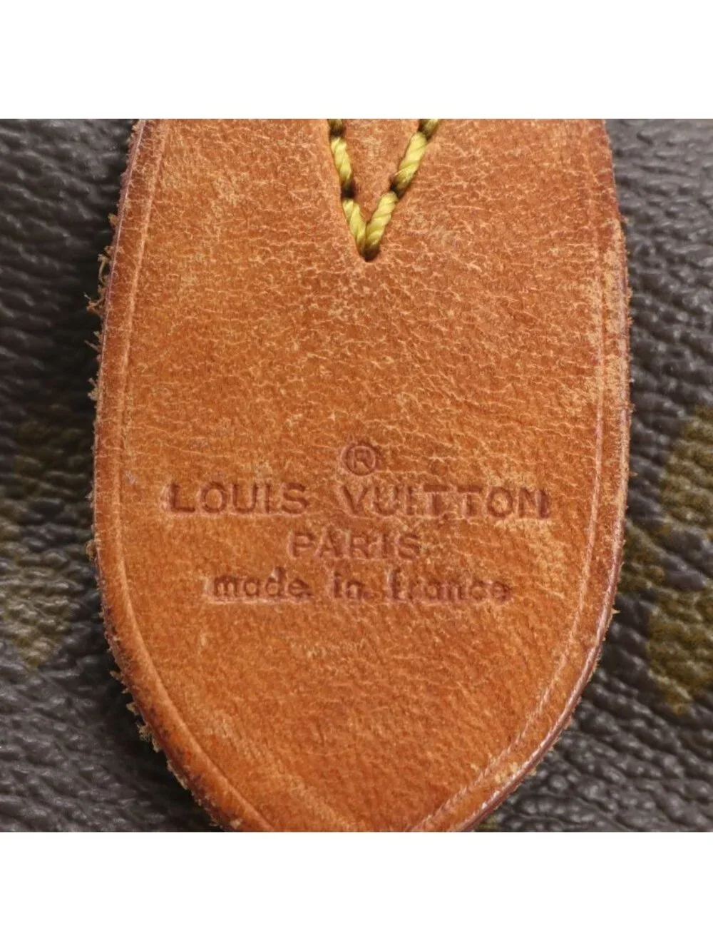 Louis Vuitton Monogram Keepall 45 Leather Boston Bag Tote Carry